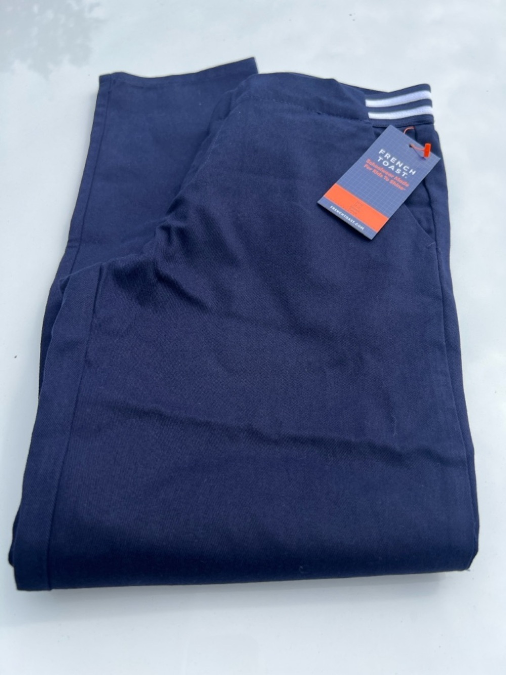 French Toast Navy Blue Kids Pants - Picture 3 of 8